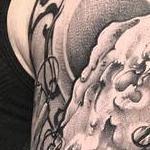 Tattoos - Art Nouveau, Biomech Octopus sleeve, black and grey, sketchy tattoo - 130491